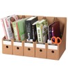 File Magazine Holder, 5 Pack Waterproof Desktop Storage Box A4