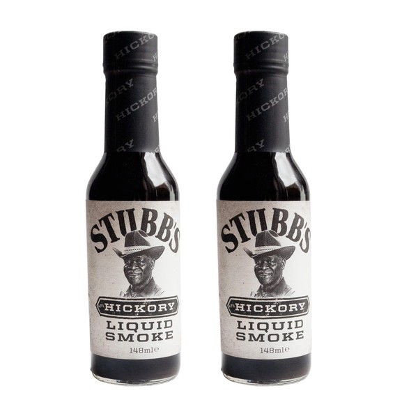 TLT FOODS - PACK 2 x Stubb's Hickory Liquid Smoke Sauce Additive (2x148ml)