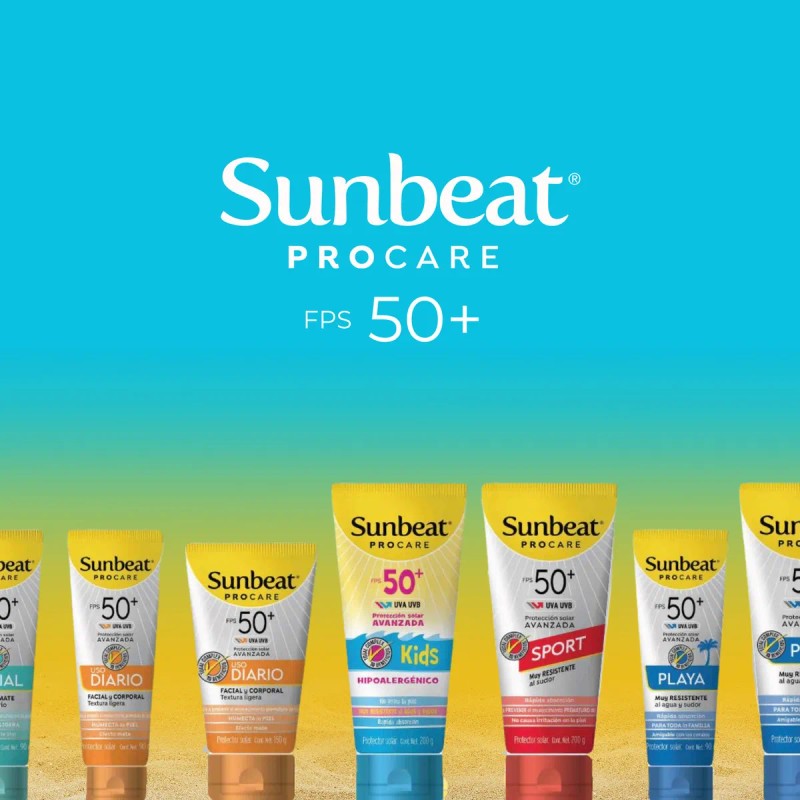 Sunbeat Bloqueador Solar Facial Anti Fotoenvejecimiento 90g