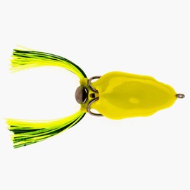 SOUTHERN LURE Scum Frog Painted Trophy Series Topwater Bass Fishing Hollow Body Frog Lure with Weedless Hooks, Chartreuse, 5/8 Ounce (SCMTRO)