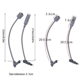 Starlink SPX Male to RJ45 Adapter, 24 AWG, 1200 Mbps, Waterproof Starlink Cable, RJ45 Sockets, Designed for Starlink Gen 2 Dishy and Router Starlink Accessories