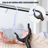 Diyxisk Pack of 2 Rubbish Tongs, Short, 28 cm, 360°