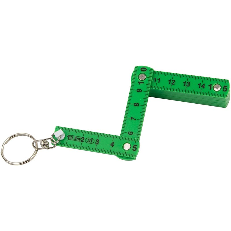 jameitop® 5 x Mini Ruler 50 cm Keyring