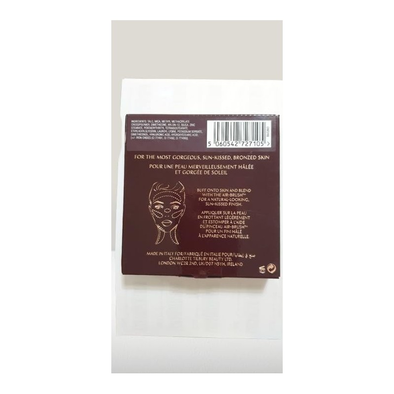 Charlotte Tilbury Original Airbrush Bronzer, Matte Tanner for All Skin