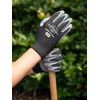 LeMieux Unisex Flexible Work Gloves in Black with Coated Fingers
