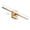JONATHAN Y JYL7022B Makena 28" Dimmable Integrated LED Metal Wall