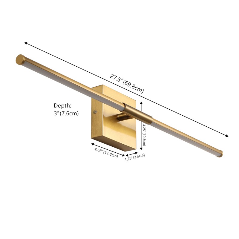JONATHAN Y JYL7022B Makena 28" Dimmable Integrated LED Metal Wall