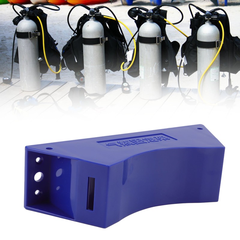 Gas Cylinder Holder Plastic Cylinder Wall Mounted Fixed Bracket with