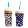 BAXENDALE AND CO Reusable Neoprene Insulator Sleeves for Iced Coffee