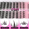 Veleasha Manga Lash Custers Set with Waterproof Lash Bond and