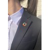 SDGs Badge, 0.8 inch (20 mm) Diameter, Smaller, Gold Cloisonne,