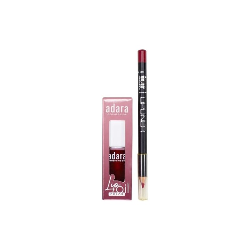 Lip combo Lip Oil Adara + Lapiz Delineador Ivy Disponible