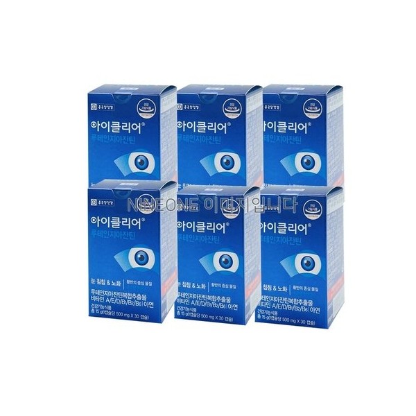 Chong Kun Dang iClear Lutein Zeaxanthin 30 capsules x 6