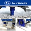 SHDIATOOL Diamond Drill Core Bits Set Milling Bits for Porcelain