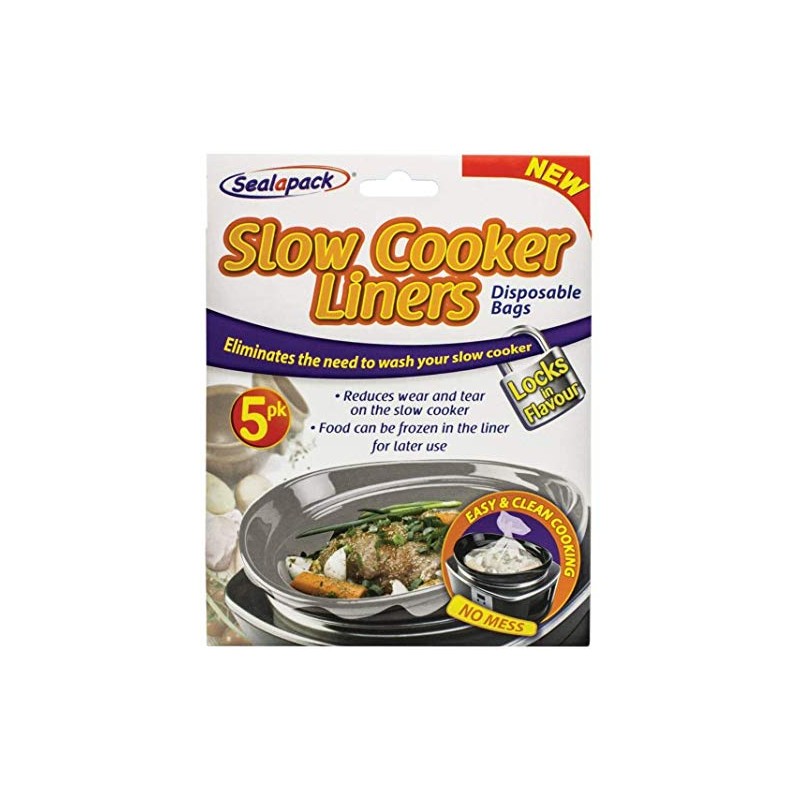 Sealapack 2 x Slow Liners Cooking Bags Pack of 5