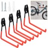 Fippy 4PCS Heavy Duty Garage Hooks for Hanging Tools, 7.5inch