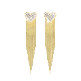 GEMAURA Heart Earrings Silver 925, Hoop Earrings Silver 925 Small Hypoallergenic 14 Carat Mini Hoop Earrings Gold with Zirconia Earrings Rose Gold Heart Shape Jewellery for Women, Sterling Silver, No