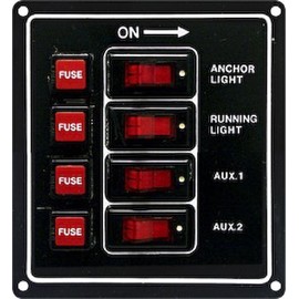SeaSense Switch Panel 4 Gang