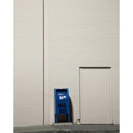 4 Sheets Large Letter Stickers, 4 Inch Waterproof Number Sticker for Mailbox, Door, Sign, Truck Decor - Black