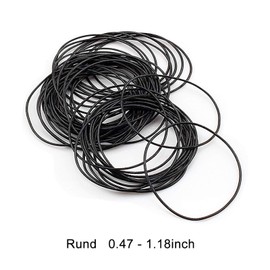 Watch Back Gasket, 950pcs Rubber Washers Set 0.6mm O-Ring Set Sealing Rings Watch Back Gasket Rubber Seals Size 12-30mm