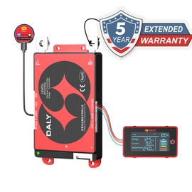 DALY BMS 12V 4S 100A Display - Smart BMS with 3 Inch LCD Screen WiFi Bluetooth Module Supports RS485 CAN for 12V LiFePO4 for RV Trolling Motor Battery Portable Power Station