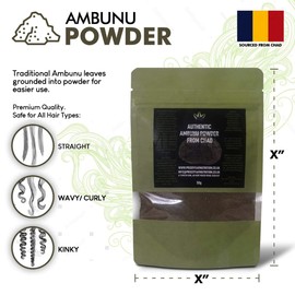Ambunu powder 50g (Ceratotheca Sesamoide) directly from chad Premium Quality, Safe for All hair types - Straight, Wavy, Curly & Kinky hair by Priddyfair Nutrition