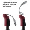 Rabbit Vertical Corkscrew Wine Opener, Easy One-Pull Design with Foil