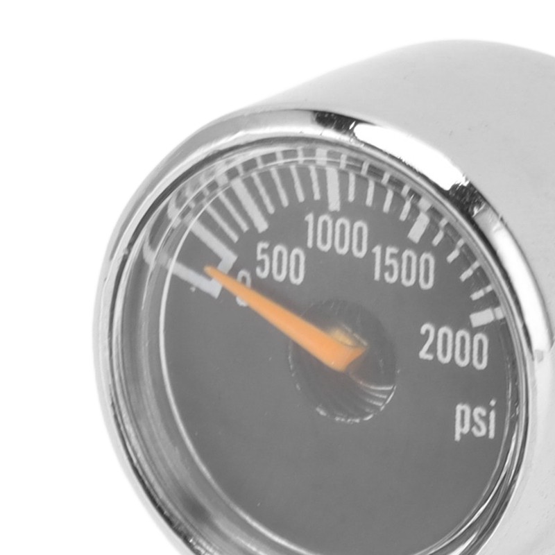 2000psi Pressure Gauge 1/8NPT Mount CO2 Cylinder Filling Pressure Meter