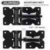 DURIGID Automatic Self Closing Gate Hinge for Vinyl, Steal Gate,
