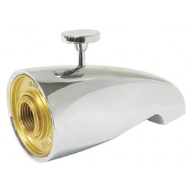 KISSLER Chrome Tub Diverter Spout Tub Spouts, for Use with Universal Fit