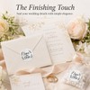 Save The Date Envelope Seal Stickers: 120 Wedding Labels