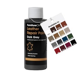 Furniture Clinic - Pintura y tinte de reparación de cuero | Colorante autosellante para una reparación rápida y fácil del cuero | Adecuado para sofás 