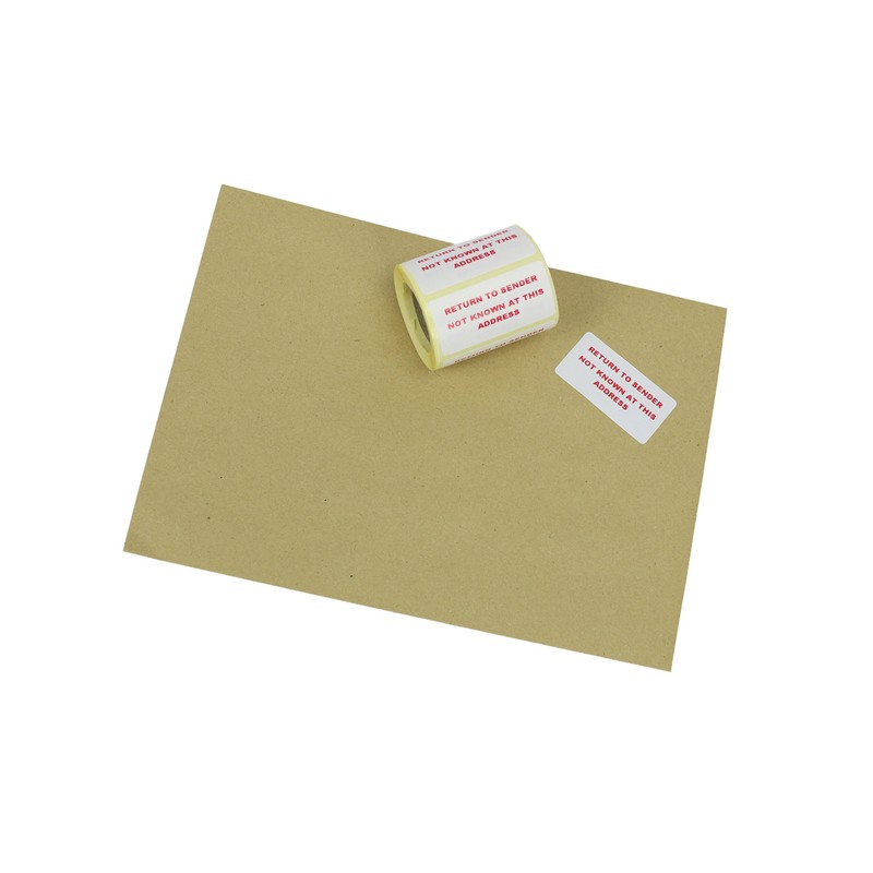 Label Metrics - Return to Sender not Known at This