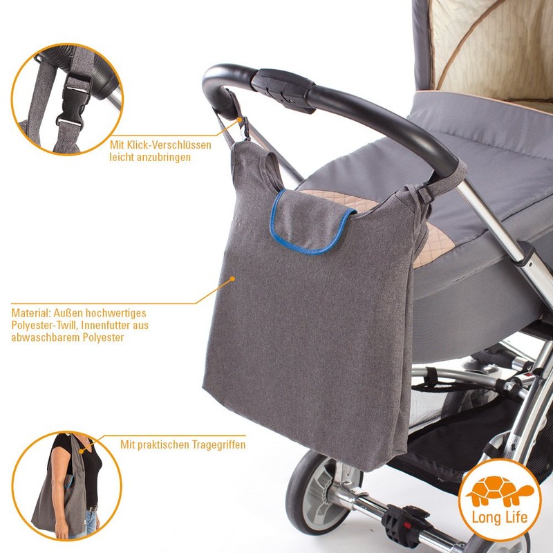 DIAGO 30077.75276 Deluxe Pram Bag (Blue)