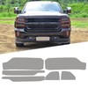 Agulier Compatible with 45% Dark Smoke Headlight Vinyl Tint Film