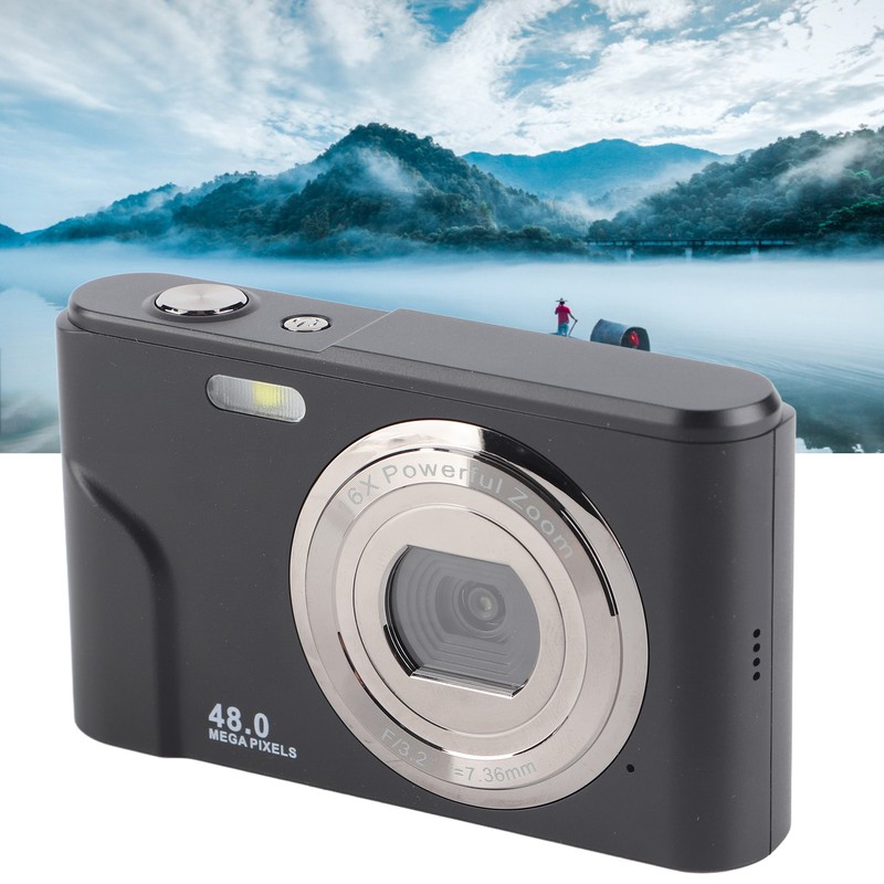 Digital Camera 48MP 16X Zoom 1080P HD 2.4 Inch IPS