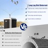 Salcod Bird Deterrent Outdoor 360° Wind-Powered Spinning Device, Stainless Steel
