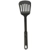 Winco Nylon Slotted Spatula, Black Medium, 12-3/4"