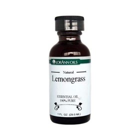 LorAnn SS Lemongrass Oil, Natural Flavor 1 ounce bottle