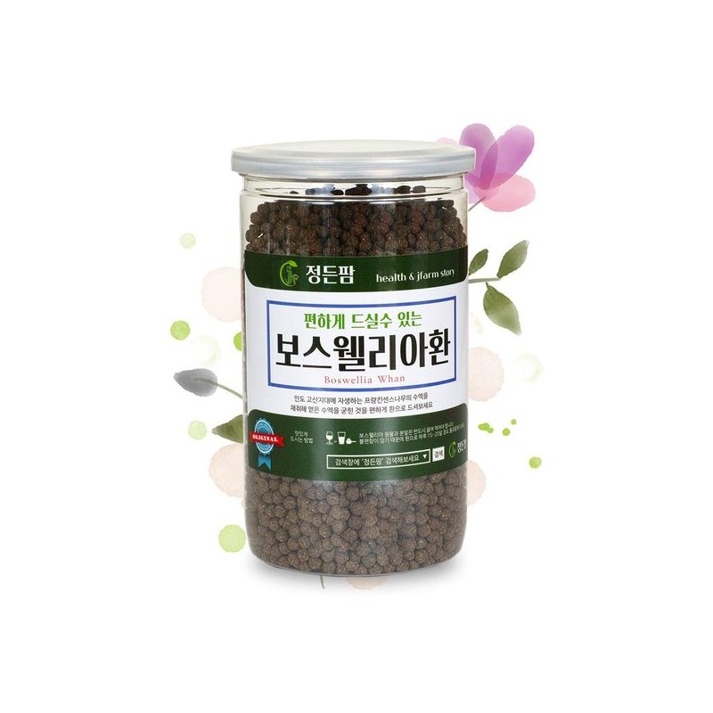 보스웰리아환 400g 정든팜 밀폐통 인도산 보스웰리아 Boswellia Tablets 400g Jeongdeun