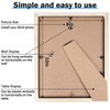 AouuecFrames with Mat, Photo Frames for Wall and Tabletop Display,
