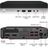 HP EliteDesk 800 G3 Mini Desktop PC, Intel Core i5-6500T,