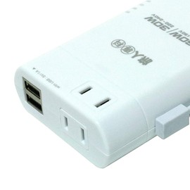 Miyoshi MBZ-WDM/ZWH Universal Thin Transformer, USB1A, White