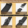 Outdoor Backpack Chest Straps, Adjustable Sternum Strap for Backpack Replacement,