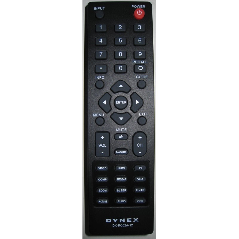 For Dynex Brand New Original DX-RC02A-12 LCD TV Remote Control