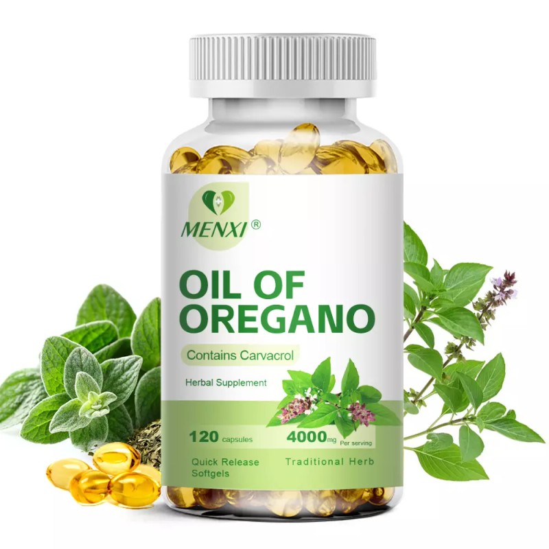 Oregano Oil Capsules - Natural Antibacterial & Immune Defense Boost