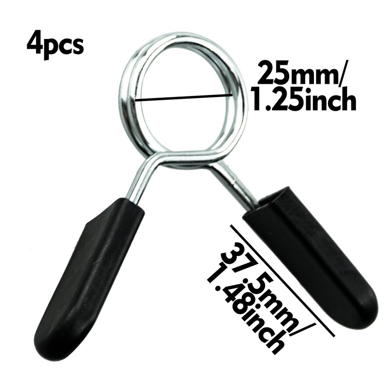 LAMXD Spring Collar Clips, Dumbbell Lock Clips, Weight Clips for