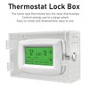 Thermostat Lock Box Universal Large Transparent Thermostat Protective Guard for