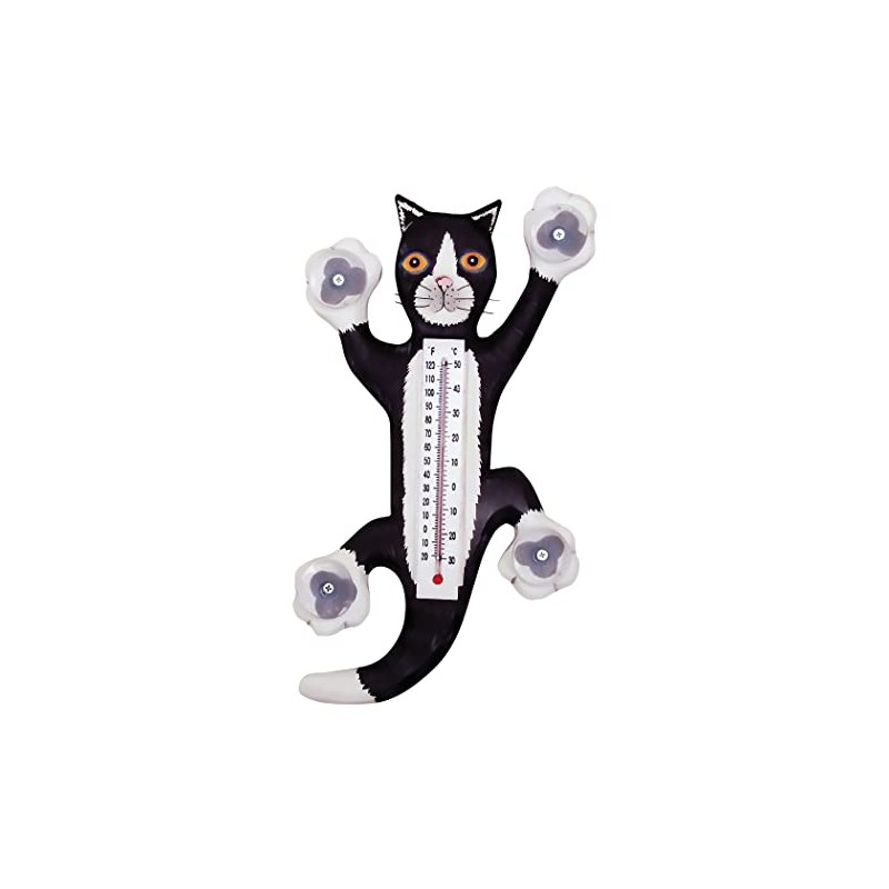 Songbird Essentials SE2170901 Climbing Black & White Cat Small Window