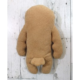 シナダ フモフモさん ふく 薄茶 (M) 10×5×20cm ぬいぐるみ グッズ アニマル 雑貨 FMOW-0078L